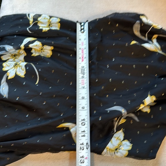 WHBM Halter Clip Jacquard Maxi Dress ophelia floral black - Picture 10 of 15